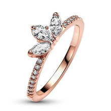 Nhẫn LAMY Sparkling Herbarium Cluster Rose Gold Ring CDE8065RG Silver Ring