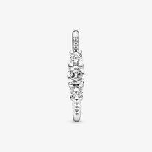 Nhẫn LAMY Clear Three-Stone Rose Gold Ring CDE8072RG - Premium S925 Silver Ring for Women