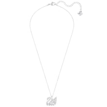 Dây chuyền nữ Swan Lake White Crystal Necklace Silver CDE6057SV