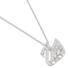 Dây chuyền nữ Swan Lake White Crystal Necklace Silver CDE6057SV