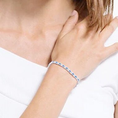 Tennis Deluxe Bracelet Blue