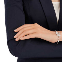 Vòng tay LAMY Crystal Dancing Swan Silver Bracelet CDE2035SV