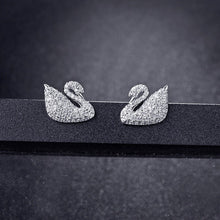 Khuyên tai nữ LAMY Swan Mini Pierced Earrings Silver CDE3046SV