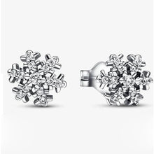 Khuyên tai nữ LAMY Sparkling Snowflake Earrings CDE3050SV
