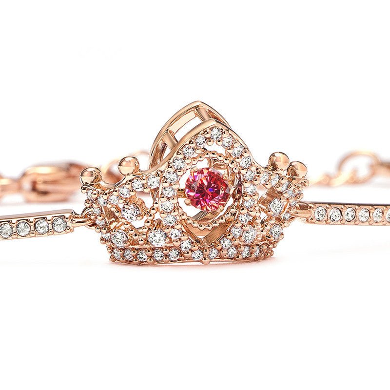Bee A Queen Bracelet Rose Gold Pink