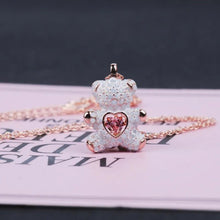 Dây chuyền Teddy Pendant Necklace White CDE6055WH