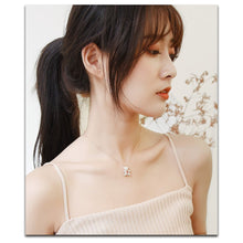 Dây chuyền Teddy Pendant Necklace White CDE6055WH