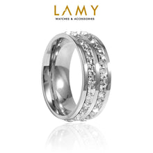 Nhẫn LAMY Eternity Dual Ring Silver CDE8023SV Men's and Women's Ring