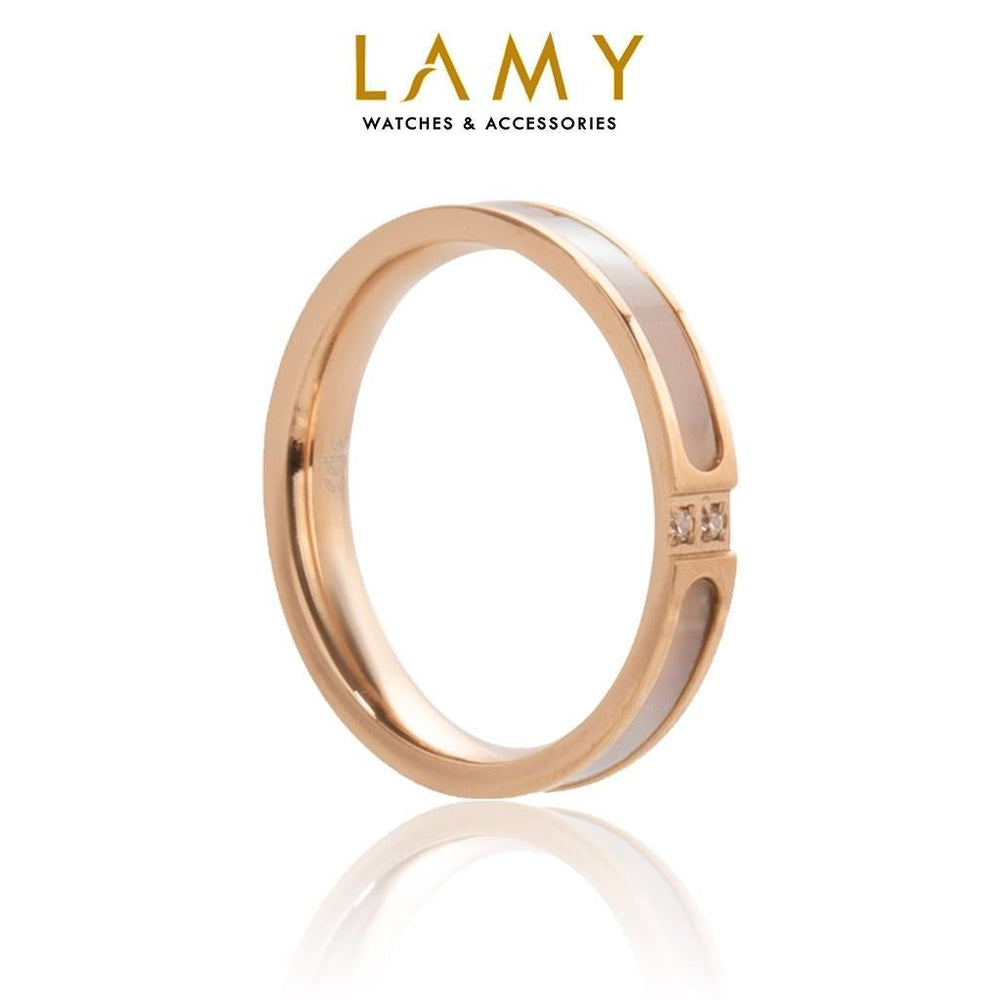 Nirvana Crystal Ring Rose Gold