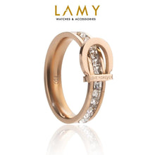 Nhẫn LAMY Love Forever Crystal Rose Gold Ring CDE8010
