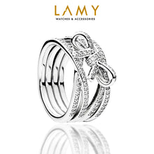 Nhẫn LAMY Sparkling Bow Silver Ring CDE8070SV - Premium S925 Silver Ring for Women