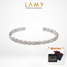 Vòng tay LYZ & LIAM Serpenti Viper L&L Cuff Silver LL2019SV - Gift Box