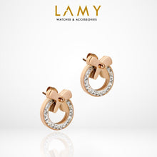 Khuyên tai LAMY Diamond Bow Earrings CDE3018RG