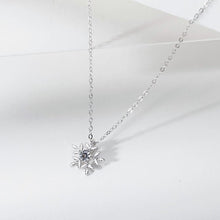 Dây chuyền Silver Snowflakes Necklace - CDE6065SV - S925 Silver Women's Necklace
