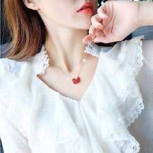 Dây chuyền nữ Iconic Swan Necklace Red CDE6051RD - Gold Necklace