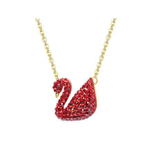 Iconic Swan Necklace - Vàng, đá đỏ