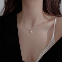 Dây chuyền Women's Silver Sparkling Stone Necklace - CDE6067SV - S925 Silver Women's Necklace