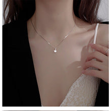Dây chuyền Women's Silver Sparkling Stone Necklace - CDE6067SV - S925 Silver Women's Necklace