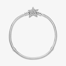 Vòng tay bạc mềm LAMY Asymmetric Star Clasp Snake Chain Bracelet CDE2019