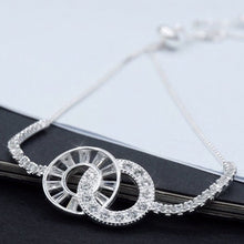 Vòng tay LAMY Interlocking Circles Silver Bracelet CDE2071SV - Women's Silver Bracelet