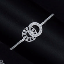 Vòng tay LAMY Interlocking Circles Silver Bracelet CDE2071SV - Women's Silver Bracelet