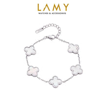 Vòng tay LAMY  Five Four Leaf Clovers Bracelet Silver CDE2026GG