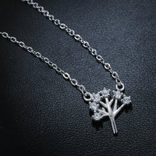 Dây chuyền Sparkling Tree Of Life Necklace Silver CDE6075SV - Women's Silver Necklace