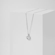 Dây chuyền Sparkling Crystal Moon Necklace Silver CDE6078SV - Women's Silver Necklace