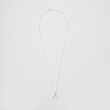 Dây chuyền Sparkling Crystal Moon Necklace Silver CDE6078SV - Women's Silver Necklace
