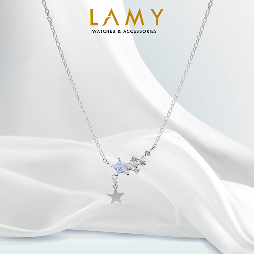 Dây chuyền bạc CDE Twinkling Shooting Star Silver Necklace CDE6083