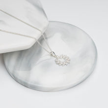 Dây chuyền bạc Shining Flower Wreath Silver Necklace - CDE6095