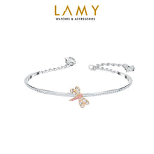 Vòng tay nữ LAMY Dragonfly Crystal Silver Bracelet CDE2062