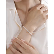 Vòng tay nữ LAMY Dragonfly Crystal Silver Bracelet CDE2062