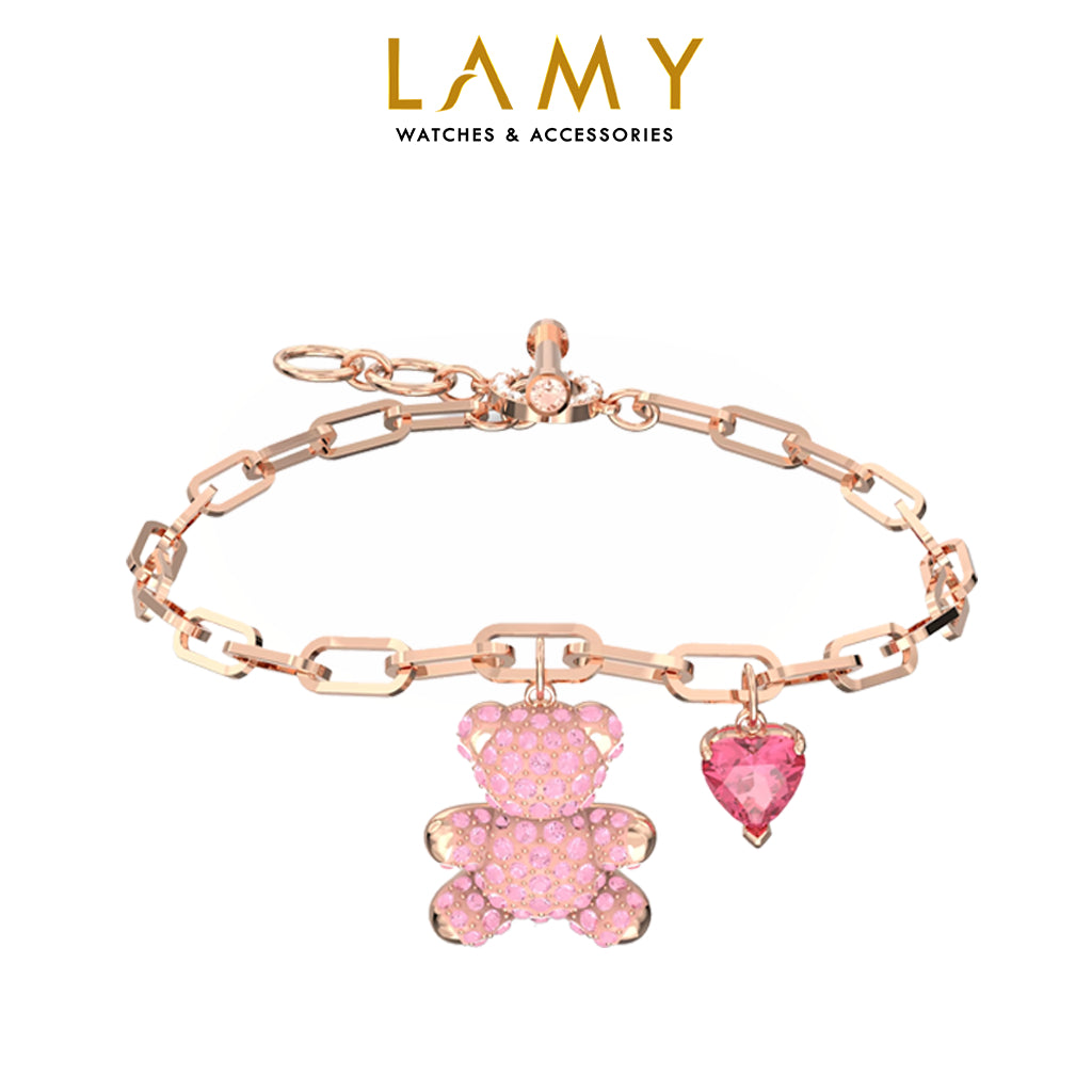 Vòng tay CDE Teddy Bear Pink Bracelet CDE2055PI