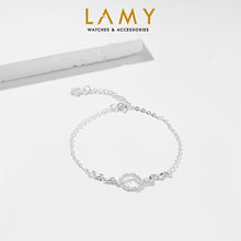 Vòng tay nữ LAMY Legendary Sparkling Blue Sea Bracelet Silver CDE2068SV