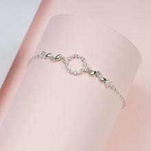 Vòng tay nữ LAMY Legendary Sparkling Blue Sea Bracelet Silver CDE2068SV