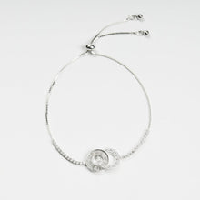 Vòng tay LAMY Interlocking Circles Silver Bracelet CDE2071SV - Women's Silver Bracelet