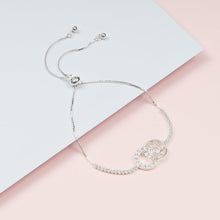 Vòng tay LAMY Interlocking Circles Silver Bracelet CDE2071SV - Women's Silver Bracelet