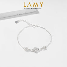 Vòng tay bạc LAMY  Heart Four Leaves Bracelet Silver CDE2072SV