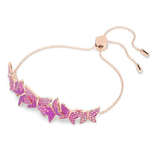 Vòng tay bạc LAMY Lilia Butterfly Blue Bracelet CDE2078BLU