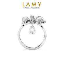 Nhẫn LAMY Volta White Bow Silver Ring CDE8082 Women's Ring