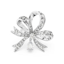 Nhẫn LAMY Volta White Bow Silver Ring CDE8082 Women's Ring