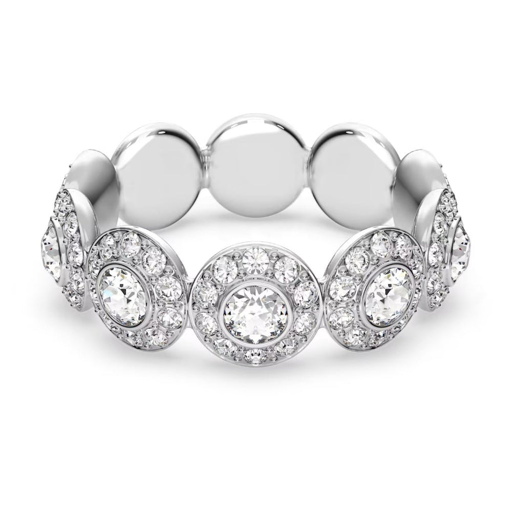 Angelic Round Cut Ring Silver