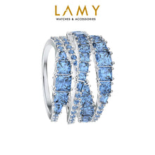 Nhẫn LAMY Blue Twist Wrap Silver Ring CDE8080BLU for Women