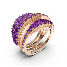 Nhẫn LAMY Purple Twist Wrap Ring CDE8080T for Women