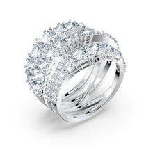 Nhẫn LAMY White Twist Wrap Silver Ring CDE8080WH Women's Ring