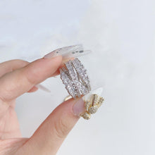 Nhẫn LAMY White Twist Wrap Silver Ring CDE8080WH Women's Ring