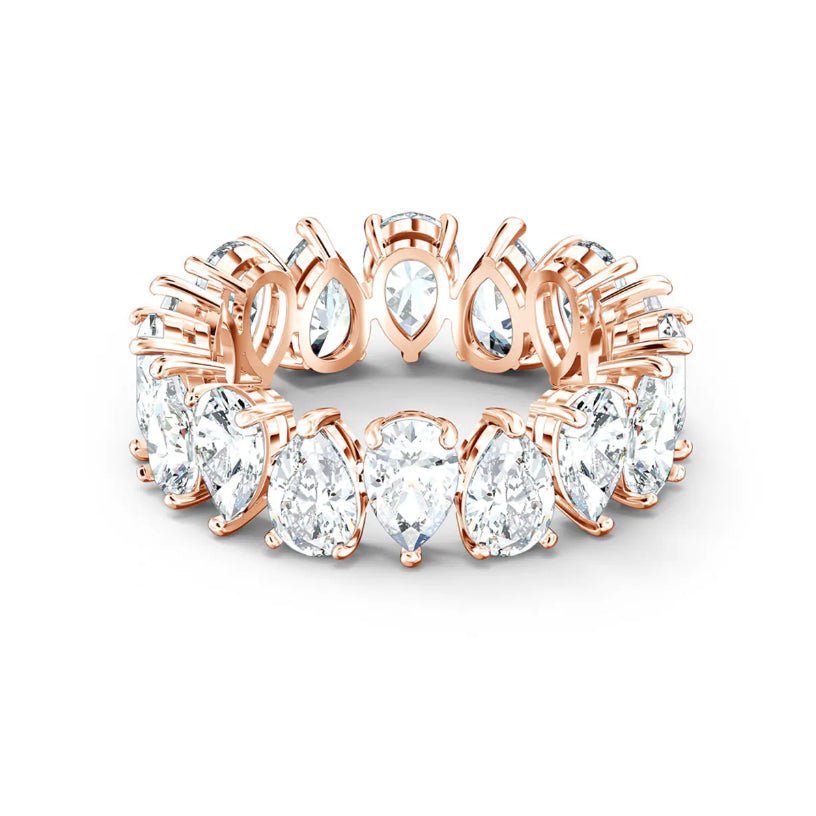 Vittore Pear Cut Ring Rose Gold