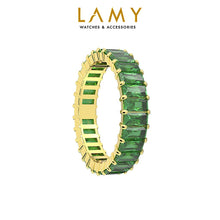 Nhẫn LAMY Green Matrix Baguette Cut Gold Ring CDE8079GR Women's Ring