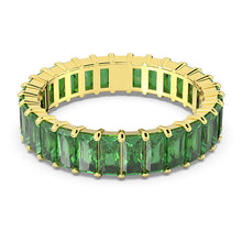 Nhẫn LAMY Green Matrix Baguette Cut Gold Ring CDE8079GR Women's Ring